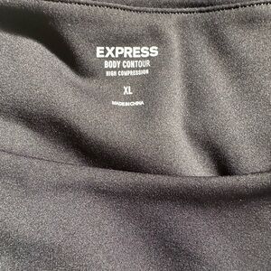 NWT black compression crop top